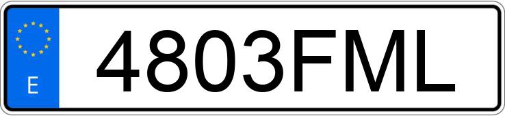 Numer rejestracyjny 4803FML posiada RENAULT TRAFIC Numer rejestracyjny 4803FML posiada RENAULT TRAFIC