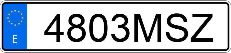 Numer rejestracyjny 4803MSZ posiada VOLVO XC60 Numer rejestracyjny 4803MSZ posiada VOLVO XC60