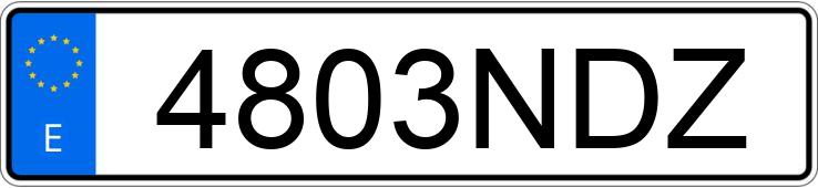 Numer rejestracyjny 4803NDZ posiada BMW X1 Numer rejestracyjny 4803NDZ posiada BMW X1