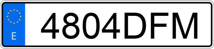 Registreringsnummer4804DFM har FORD FOCUS Registreringsnummer4804DFM har FORD FOCUS