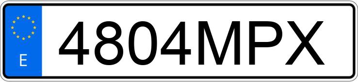 Numer rejestracyjny 4804MPX posiada FERRARI 296