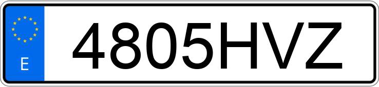 Numer rejestracyjny 4805HVZ posiada SEAT LEON