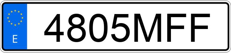 Numer rejestracyjny 4805MFF posiada PEUGEOT 308 Numer rejestracyjny 4805MFF posiada PEUGEOT 308