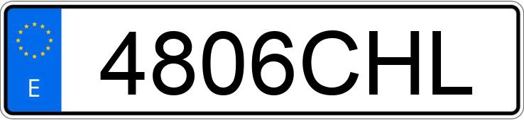 Numer rejestracyjny 4806CHL posiada TOYOTA LAND CRUISER