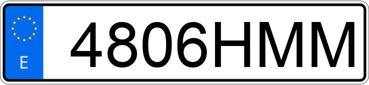 Numer rejestracyjny 4806HMM posiada VOLVO C30