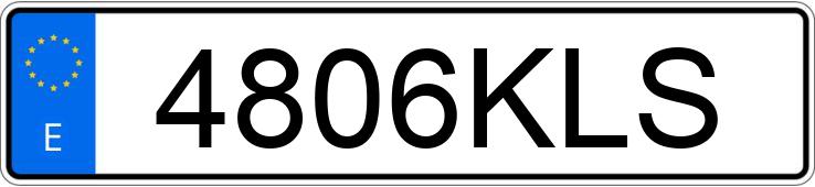 Numer rejestracyjny 4806KLS posiada VOLKSWAGEN POLO