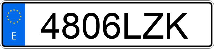 Numer rejestracyjny 4806LZK posiada FORD KUGA Numer rejestracyjny 4806LZK posiada FORD KUGA