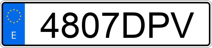 Numer rejestracyjny 4807DPV posiada SSANGYONG/KGM RODIUS