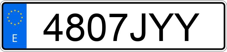 Numer rejestracyjny 4807JYY posiada TOYOTA YARIS Numer rejestracyjny 4807JYY posiada TOYOTA YARIS