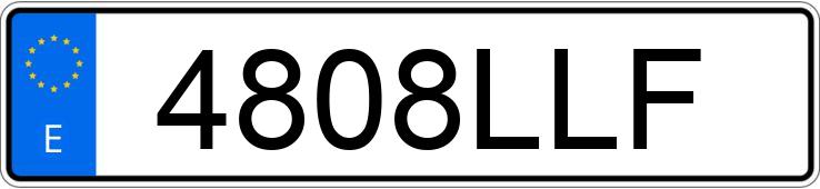 Numer rejestracyjny 4808LLF posiada AUDI A3 SPORTBACK Numer rejestracyjny 4808LLF posiada AUDI A3 SPORTBACK