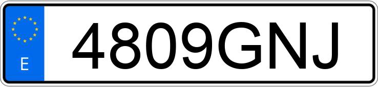 Numer rejestracyjny 4809GNJ posiada RENAULT MEGANE Numer rejestracyjny 4809GNJ posiada RENAULT MEGANE