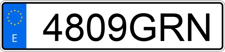 Numer rejestracyjny 4809GRN posiada MAZDA MAZDA3 Numer rejestracyjny 4809GRN posiada MAZDA MAZDA3