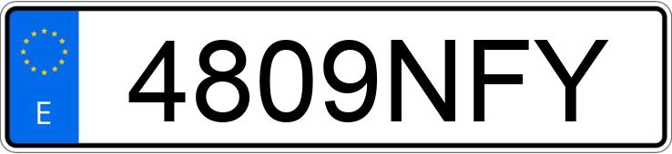 Numer rejestracyjny 4809NFY posiada KIA EV3 Numer rejestracyjny 4809NFY posiada KIA EV3