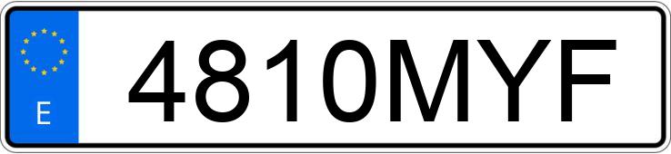 Numer rejestracyjny 4810MYF posiada KIA SPORTAGE