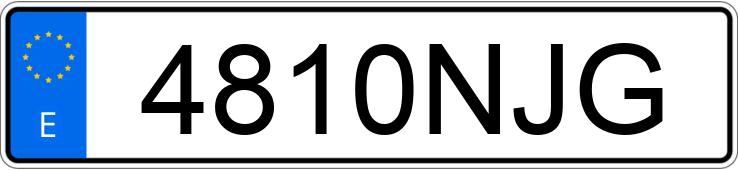 Numer rejestracyjny 4810NJG posiada KIA NIRO