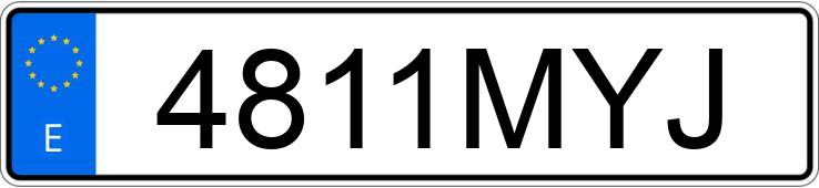 Numer rejestracyjny 4811MYJ posiada PORSCHE 911