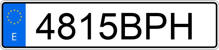 Numer rejestracyjny 4815BPH posiada HYUNDAI ATOS