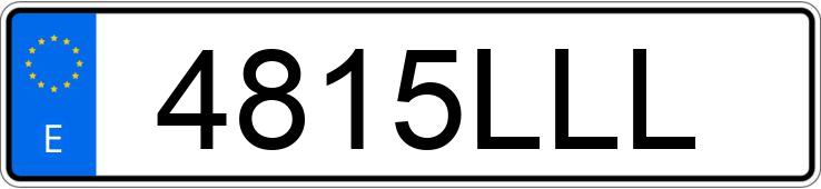 Numer rejestracyjny 4815LLL posiada MERCEDES CLA (118)