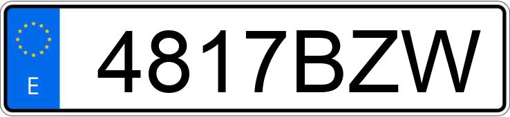 Numer rejestracyjny 4817BZW posiada MERCEDES C (203) Numer rejestracyjny 4817BZW posiada MERCEDES C (203)