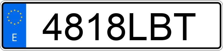 Numer rejestracyjny 4818LBT posiada RENAULT CLIO Numer rejestracyjny 4818LBT posiada RENAULT CLIO