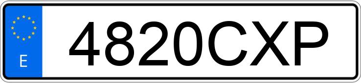 Numer rejestracyjny 4820CXP posiada SKODA OCTAVIA Numer rejestracyjny 4820CXP posiada SKODA OCTAVIA