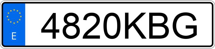 Numer rejestracyjny 4820KBG posiada CITROEN BERLINGO