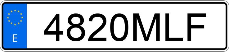 Numer rejestracyjny 4820MLF posiada CUPRA BORN