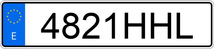 Numer rejestracyjny 4821HHL posiada OPEL ASTRA