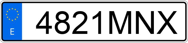 Numer rejestracyjny 4821MNX posiada HYUNDAI I30