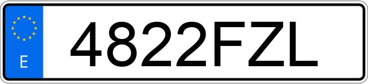 Numer rejestracyjny 4822FZL posiada RENAULT LAGUNA