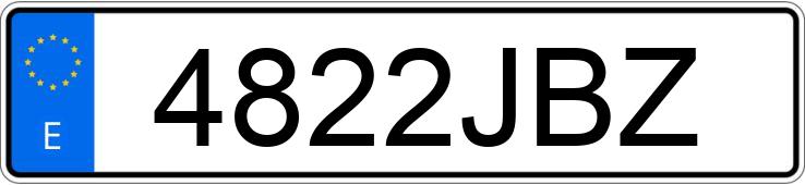 Numer rejestracyjny 4822JBZ posiada AUDI Q5