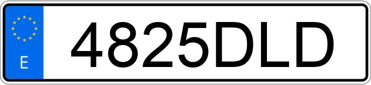 Numer rejestracyjny 4825DLD posiada CITROEN C4