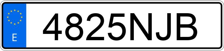 Numer rejestracyjny 4825NJB posiada DACIA SANDERO