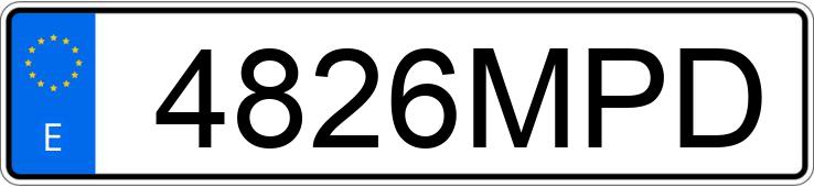 Numer rejestracyjny 4826MPD posiada MAN TGS