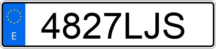 Numer rejestracyjny 4827LJS posiada BMW X6