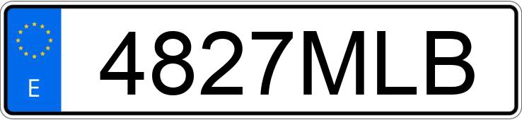 Numer rejestracyjny 4827MLB posiada OPEL VIVARO