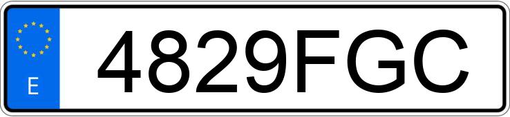 Numer rejestracyjny 4829FGC posiada PEUGEOT 407