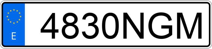 Numer rejestracyjny 4830NGM posiada HYUNDAI TUCSON