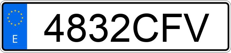 Numer rejestracyjny 4832CFV posiada FORD FOCUS Numer rejestracyjny 4832CFV posiada FORD FOCUS