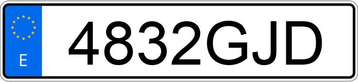 Numer rejestracyjny 4832GJD posiada FORD FOCUS