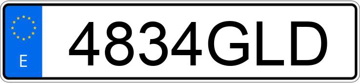 Numer rejestracyjny 4834GLD posiada RENAULT CLIO