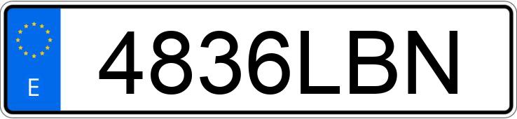 Numer rejestracyjny 4836LBN posiada ABARTH 595 Numer rejestracyjny 4836LBN posiada ABARTH 595