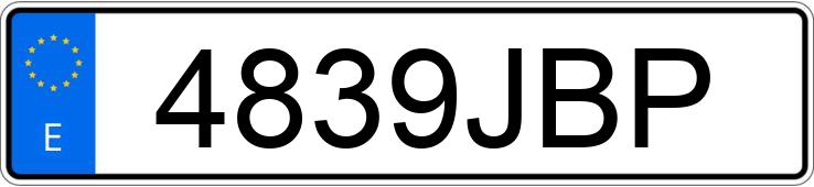 Numer rejestracyjny 4839JBP posiada FIAT PUNTO Numer rejestracyjny 4839JBP posiada FIAT PUNTO