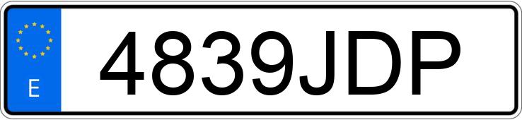 Numer rejestracyjny 4839JDP posiada CITROEN BERLINGO Numer rejestracyjny 4839JDP posiada CITROEN BERLINGO