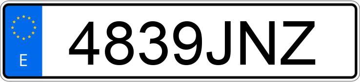 Numer rejestracyjny 4839JNZ posiada RENAULT GRAND SCENIC Numer rejestracyjny 4839JNZ posiada RENAULT GRAND SCENIC