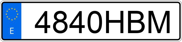 Numer rejestracyjny 4840HBM posiada OPEL INSIGNIA