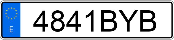 Numer rejestracyjny 4841BYB posiada SUZUKI GSF 600 Numer rejestracyjny 4841BYB posiada SUZUKI GSF 600
