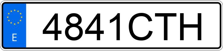 Numer rejestracyjny 4841CTH posiada VOLKSWAGEN PASSAT