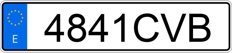 Numer rejestracyjny 4841CVB posiada MERCEDES E 300 (210)