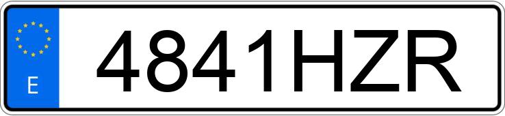 Numer rejestracyjny 4841HZR posiada KEEWAY SILVER BLADE